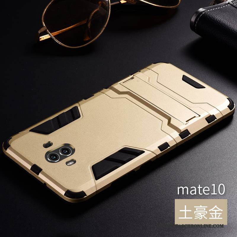 Hülle Huawei Mate 10 Metall Rot Anti-sturz, Case Huawei Mate 10 Silikon Trend Handyhüllen