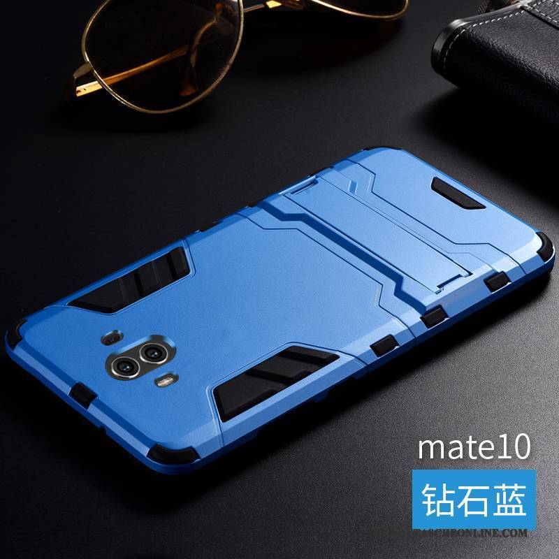 Hülle Huawei Mate 10 Metall Rot Anti-sturz, Case Huawei Mate 10 Silikon Trend Handyhüllen