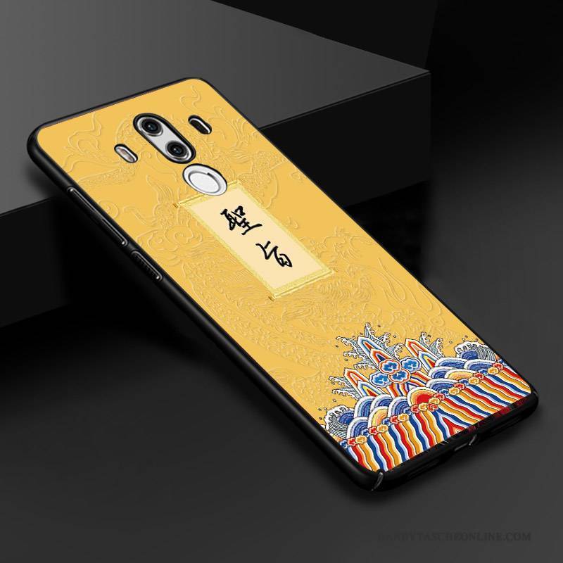 Hülle Huawei Mate 10 Pro Farbe Dreidimensional Anti-sturz, Case Huawei Mate 10 Pro Taschen Chinesische Art Handyhüllen