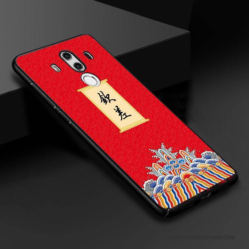 Hülle Huawei Mate 10 Pro Farbe Dreidimensional Anti-sturz, Case Huawei Mate 10 Pro Taschen Chinesische Art Handyhüllen