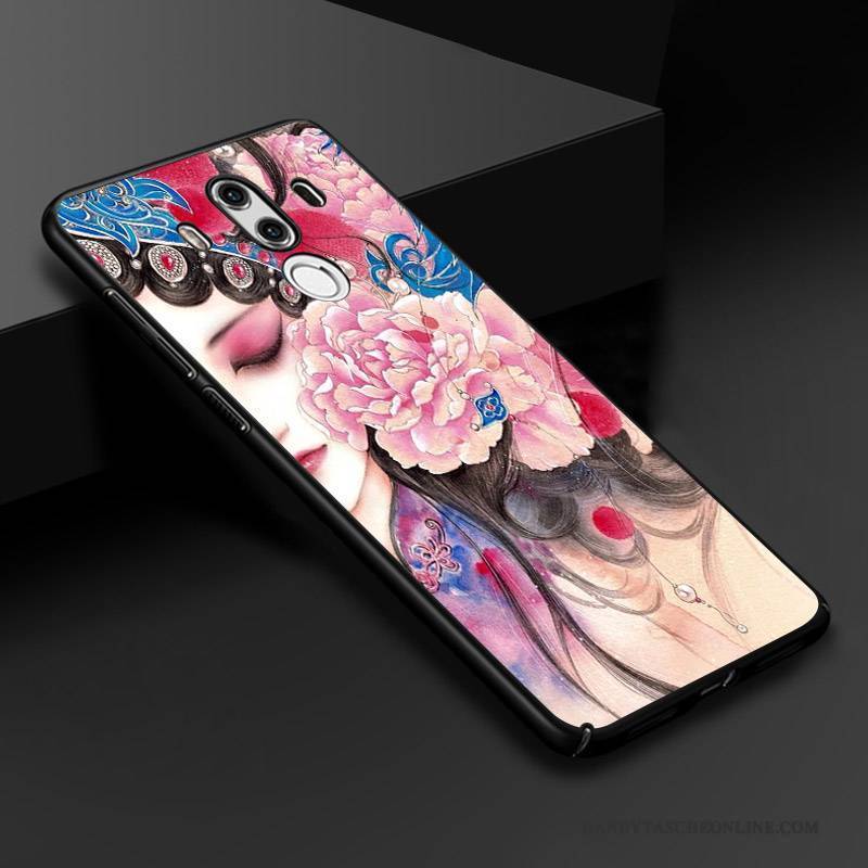 Hülle Huawei Mate 10 Pro Farbe Dreidimensional Anti-sturz, Case Huawei Mate 10 Pro Taschen Chinesische Art Handyhüllen