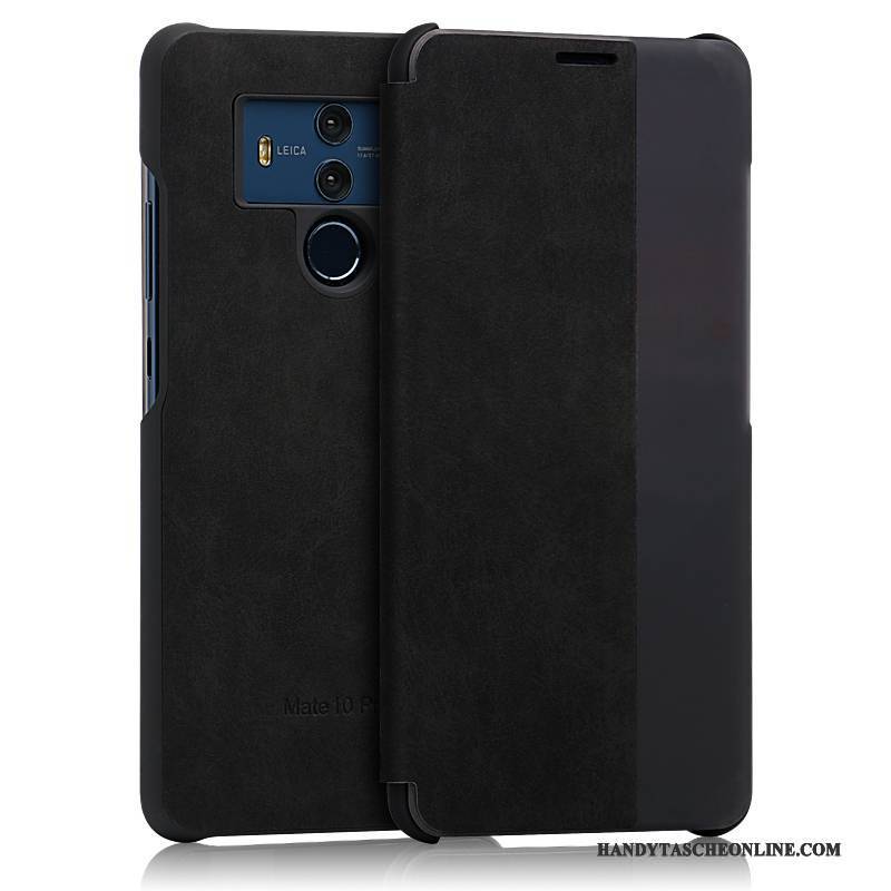 Hülle Huawei Mate 10 Pro Folio Business Anti-sturz, Case Huawei Mate 10 Pro Lederhülle Handyhüllen