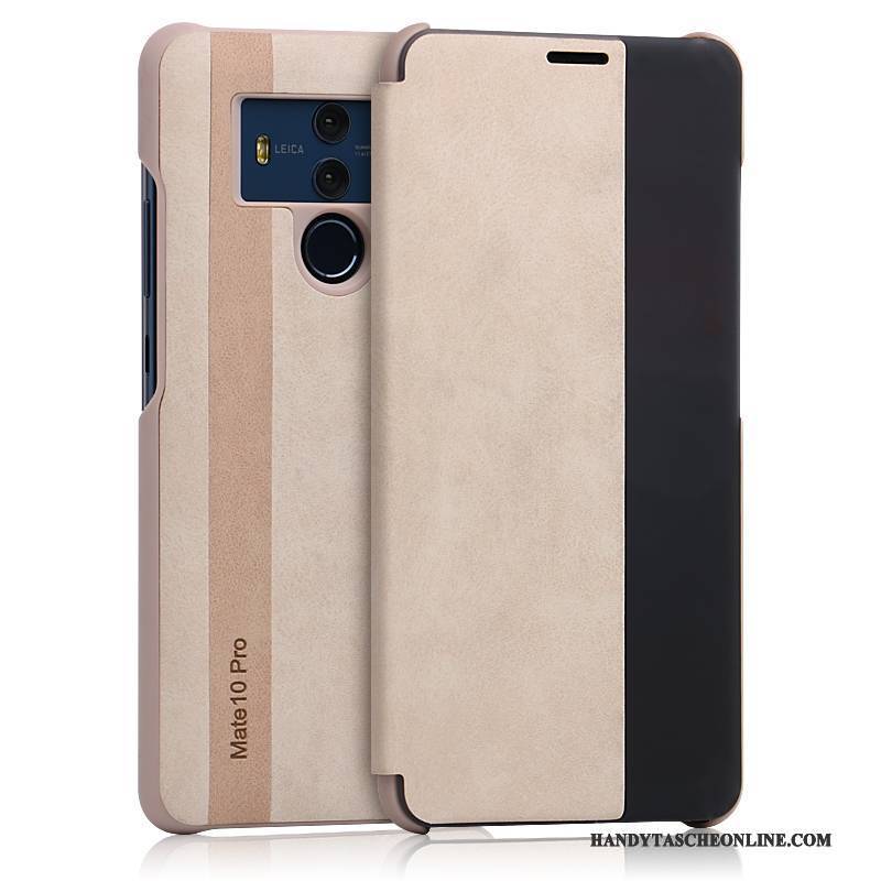 Hülle Huawei Mate 10 Pro Folio Business Anti-sturz, Case Huawei Mate 10 Pro Lederhülle Handyhüllen