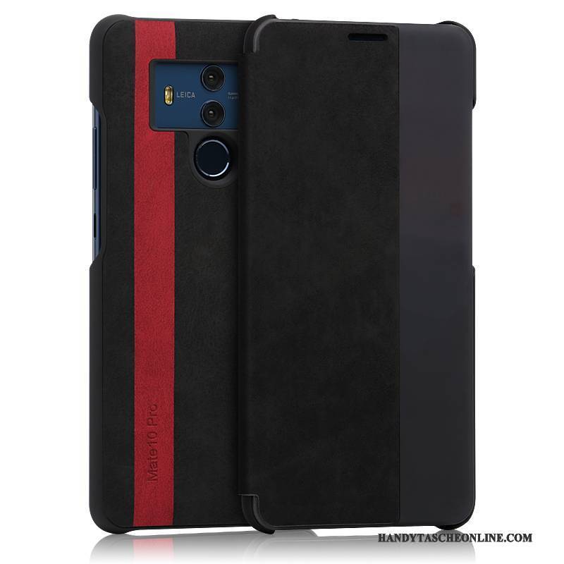 Hülle Huawei Mate 10 Pro Folio Business Anti-sturz, Case Huawei Mate 10 Pro Lederhülle Handyhüllen