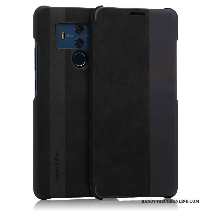 Hülle Huawei Mate 10 Pro Folio Business Anti-sturz, Case Huawei Mate 10 Pro Lederhülle Handyhüllen