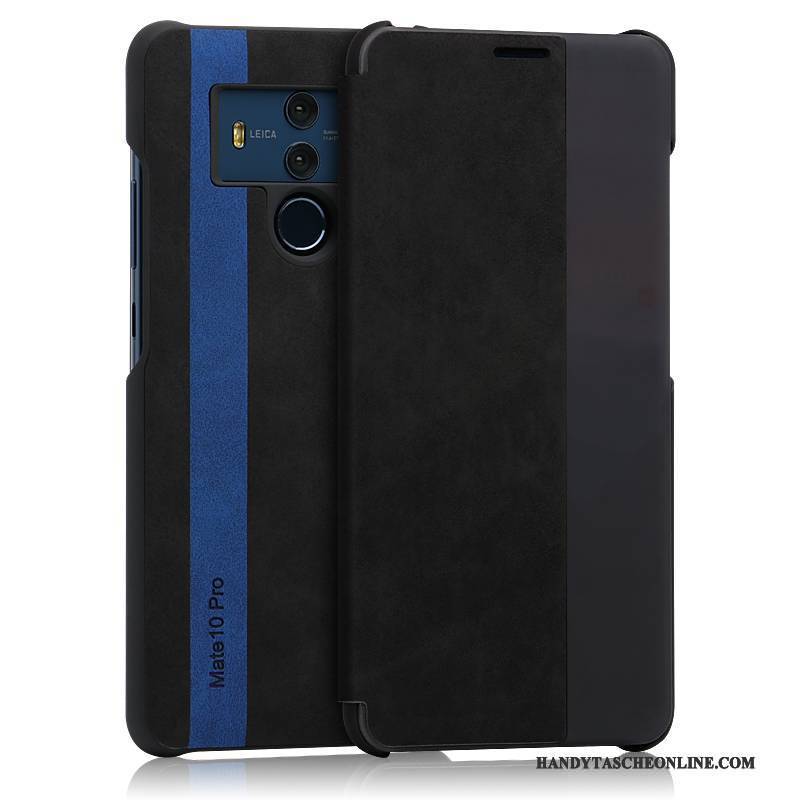 Hülle Huawei Mate 10 Pro Folio Business Anti-sturz, Case Huawei Mate 10 Pro Lederhülle Handyhüllen