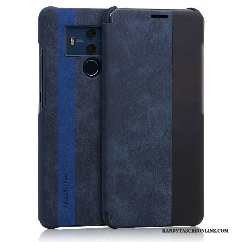 Hülle Huawei Mate 10 Pro Folio Business Anti-sturz, Case Huawei Mate 10 Pro Lederhülle Handyhüllen