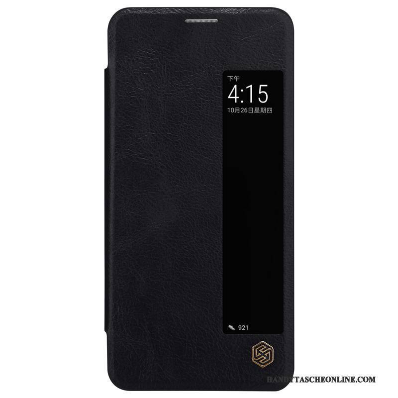 Hülle Huawei Mate 10 Pro Folio Handyhüllen Blau, Case Huawei Mate 10 Pro Lederhülle Wach Auf Zubehör