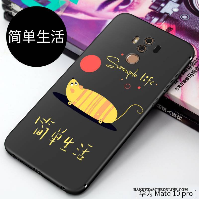 Hülle Huawei Mate 10 Pro Karikatur Nette Rot, Case Huawei Mate 10 Pro Kreativ Handyhüllen Anti-sturz