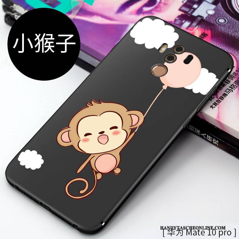 Hülle Huawei Mate 10 Pro Karikatur Nette Rot, Case Huawei Mate 10 Pro Kreativ Handyhüllen Anti-sturz