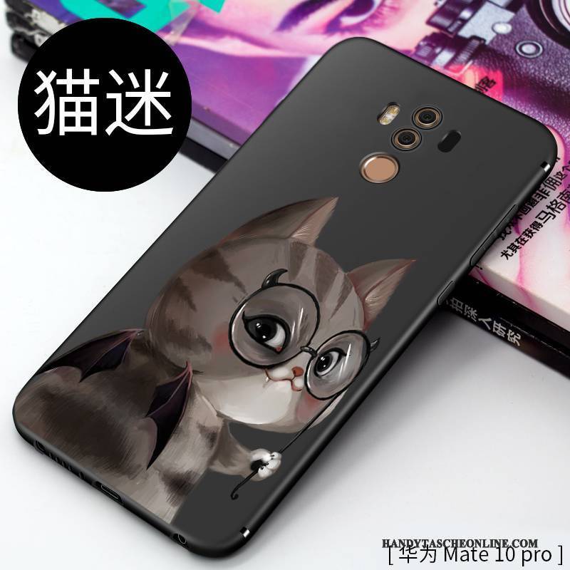 Hülle Huawei Mate 10 Pro Karikatur Nette Rot, Case Huawei Mate 10 Pro Kreativ Handyhüllen Anti-sturz