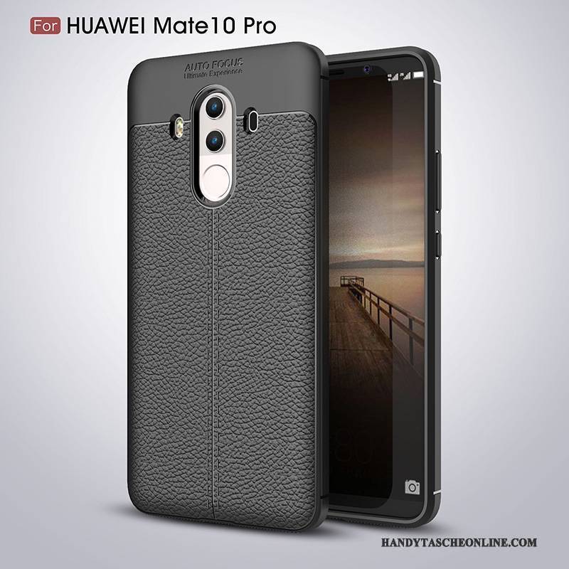 Hülle Huawei Mate 10 Pro Kreativ Anti-sturz Persönlichkeit, Case Huawei Mate 10 Pro Weiche Dunkelblau Handyhüllen