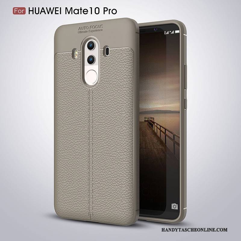 Hülle Huawei Mate 10 Pro Kreativ Anti-sturz Persönlichkeit, Case Huawei Mate 10 Pro Weiche Dunkelblau Handyhüllen