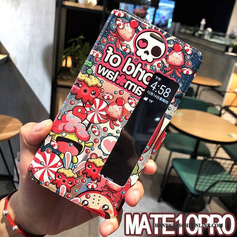 Hülle Huawei Mate 10 Pro Kreativ Weiß Schlafsaal, Case Huawei Mate 10 Pro Folio Trend Zubehör