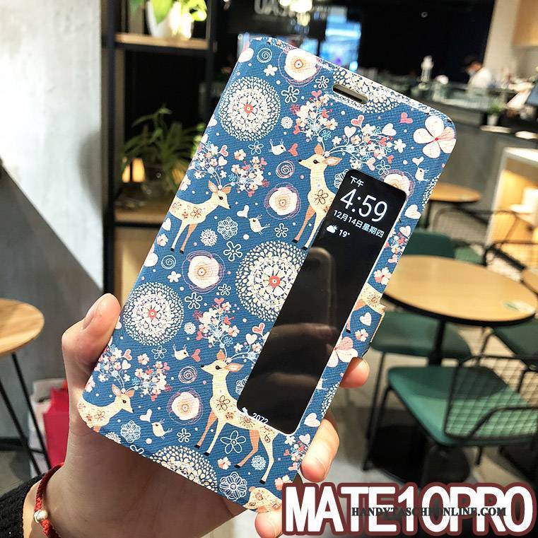 Hülle Huawei Mate 10 Pro Kreativ Weiß Schlafsaal, Case Huawei Mate 10 Pro Folio Trend Zubehör