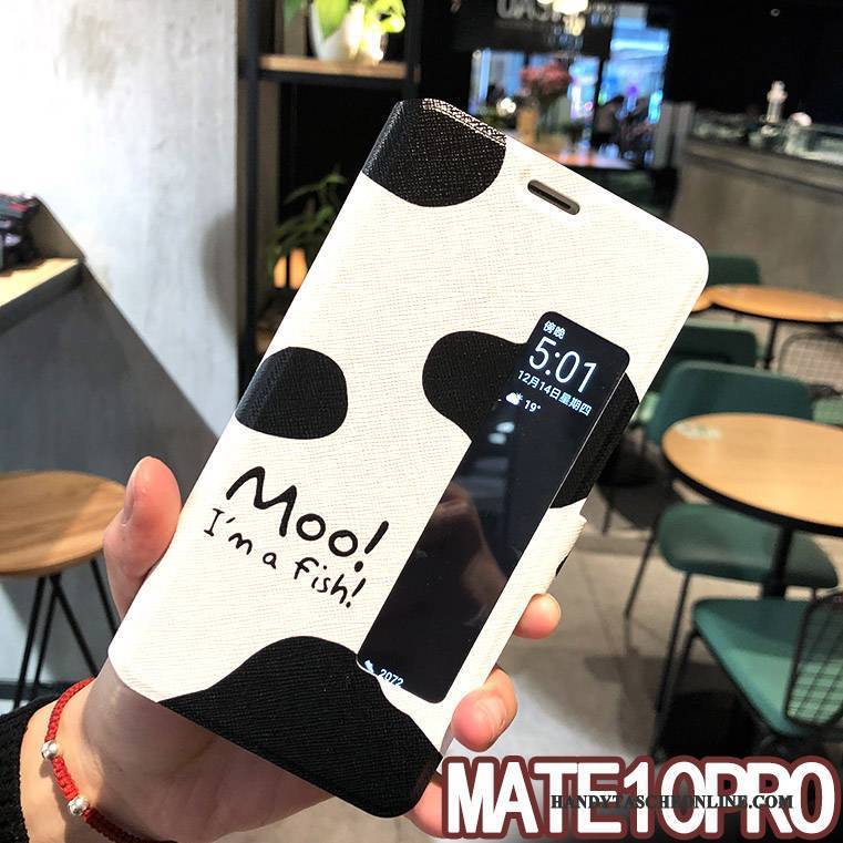 Hülle Huawei Mate 10 Pro Kreativ Weiß Schlafsaal, Case Huawei Mate 10 Pro Folio Trend Zubehör