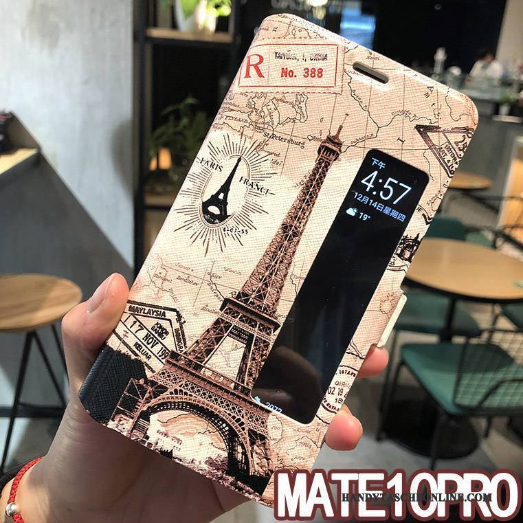 Hülle Huawei Mate 10 Pro Kreativ Weiß Schlafsaal, Case Huawei Mate 10 Pro Folio Trend Zubehör