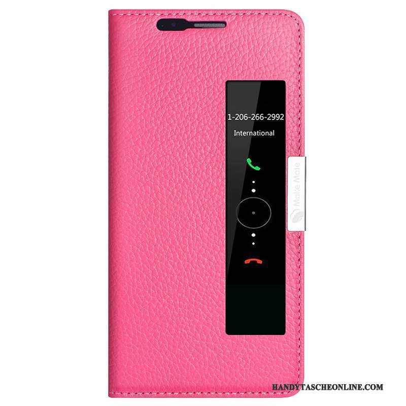 Hülle Huawei Mate 10 Pro Lederhülle Anti-sturz Blau, Case Huawei Mate 10 Pro Handyhüllen