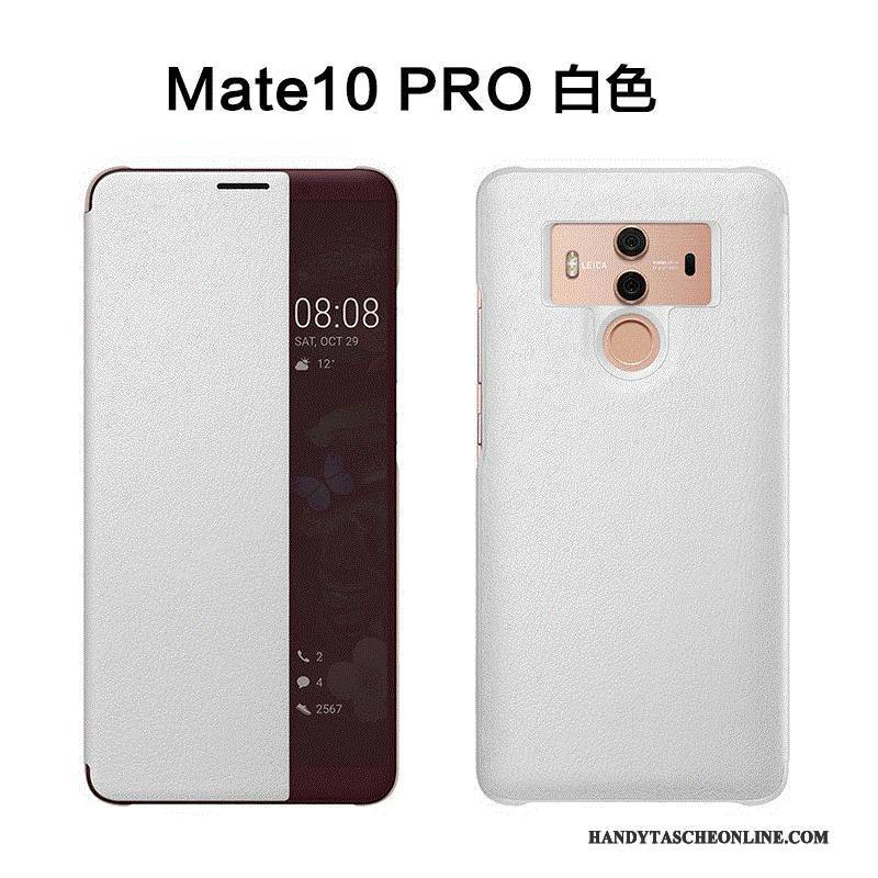 Hülle Huawei Mate 10 Pro Lederhülle Anti-sturz Handyhüllen, Case Huawei Mate 10 Pro Schutz