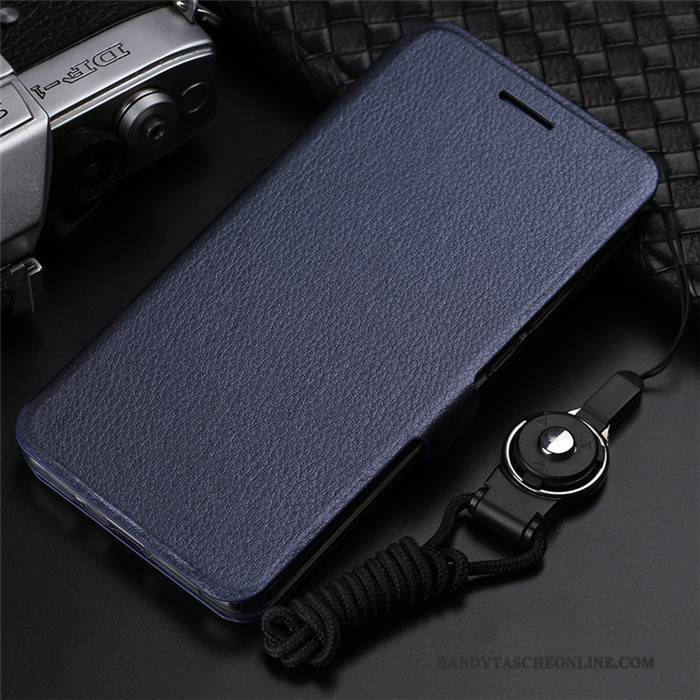 Hülle Huawei Mate 10 Pro Lederhülle Blau Handyhüllen, Case Huawei Mate 10 Pro Weiche