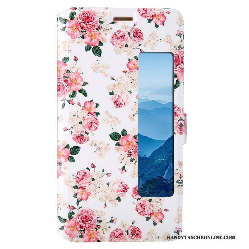 Hülle Huawei Mate 10 Pro Lederhülle Rosa Handyhüllen, Case Huawei Mate 10 Pro Karikatur