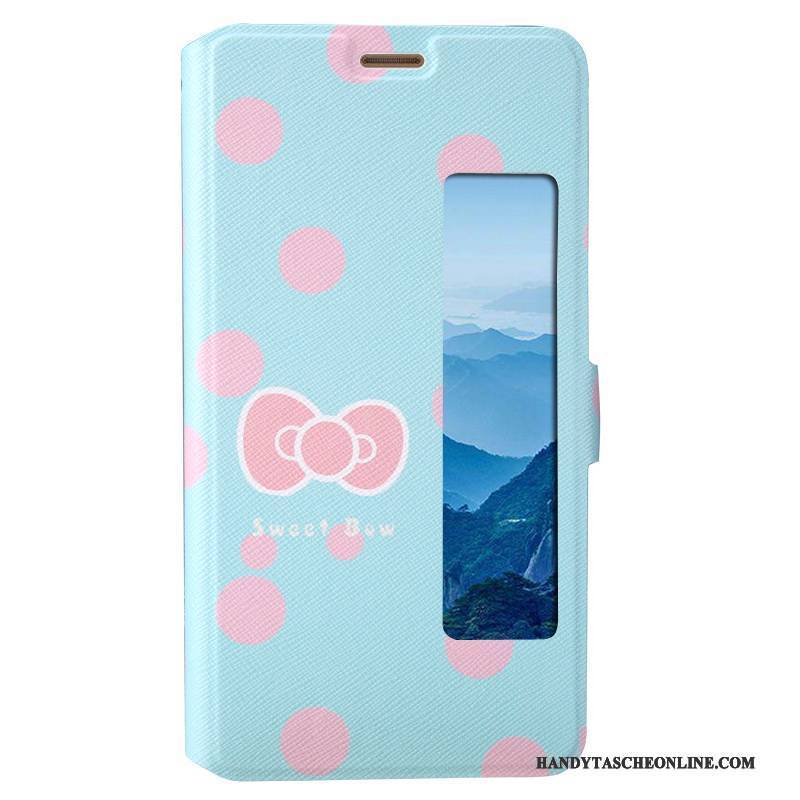 Hülle Huawei Mate 10 Pro Lederhülle Rosa Handyhüllen, Case Huawei Mate 10 Pro Karikatur