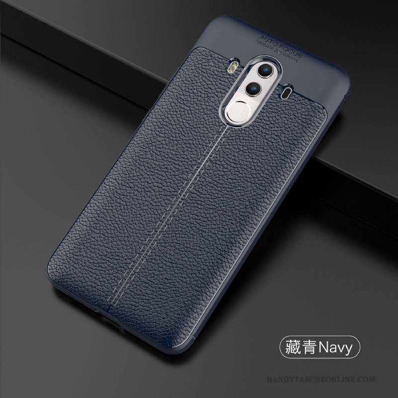 Hülle Huawei Mate 10 Pro Lederhülle Schwarz Anti-sturz, Case Huawei Mate 10 Pro Silikon Handyhüllen