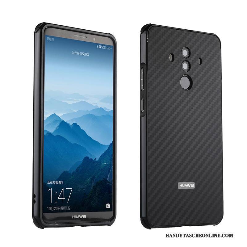 Hülle Huawei Mate 10 Pro Metall Grenze Anti-sturz, Case Huawei Mate 10 Pro Kreativ Trend Rosa