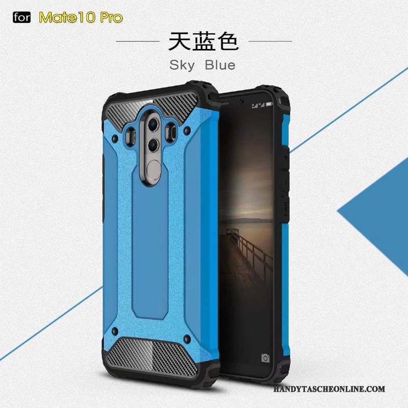 Hülle Huawei Mate 10 Pro Schutz Anti-sturz Handyhüllen, Case Huawei Mate 10 Pro Silikon Blau Ballon