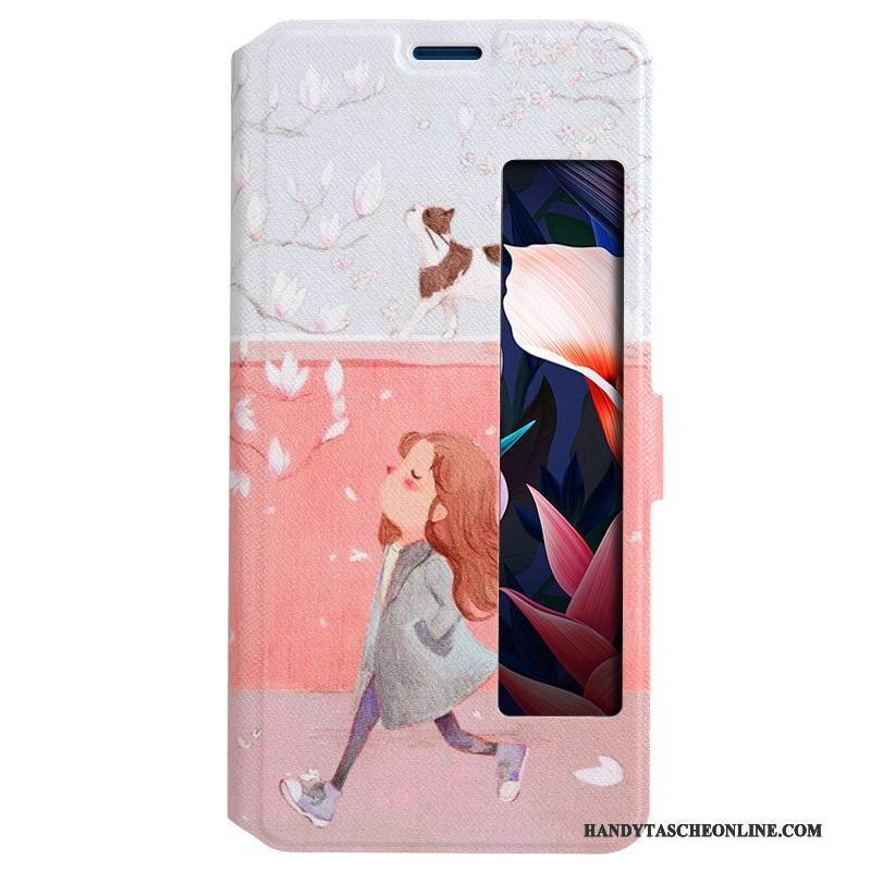 Hülle Huawei Mate 10 Pro Schutz Handyhüllen Windows, Case Huawei Mate 10 Pro Karikatur Anti-sturz