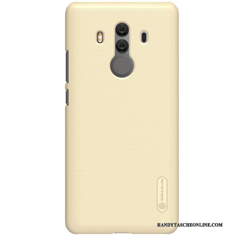 Hülle Huawei Mate 10 Pro Schutz Rot Handyhüllen, Case Huawei Mate 10 Pro Nubuck Gold