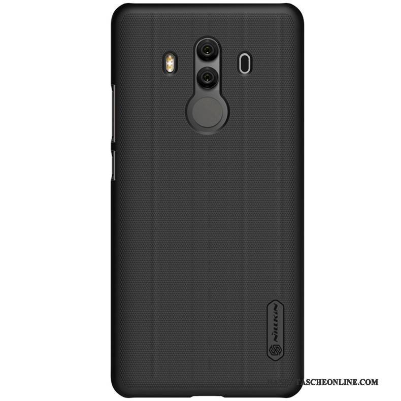 Hülle Huawei Mate 10 Pro Schutz Rot Handyhüllen, Case Huawei Mate 10 Pro Nubuck Gold