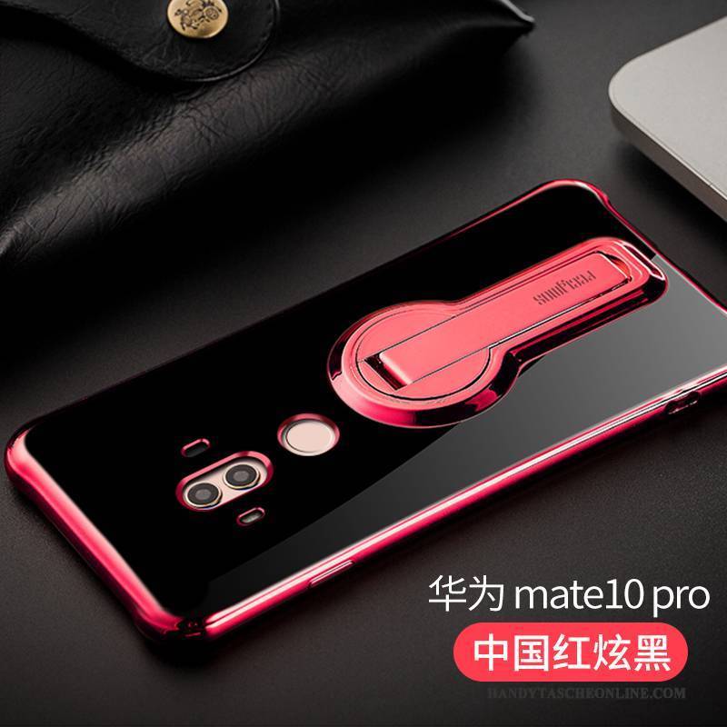 Hülle Huawei Mate 10 Pro Silikon Handyhüllen Trend, Case Huawei Mate 10 Pro Halterung Anti-sturz Rosa