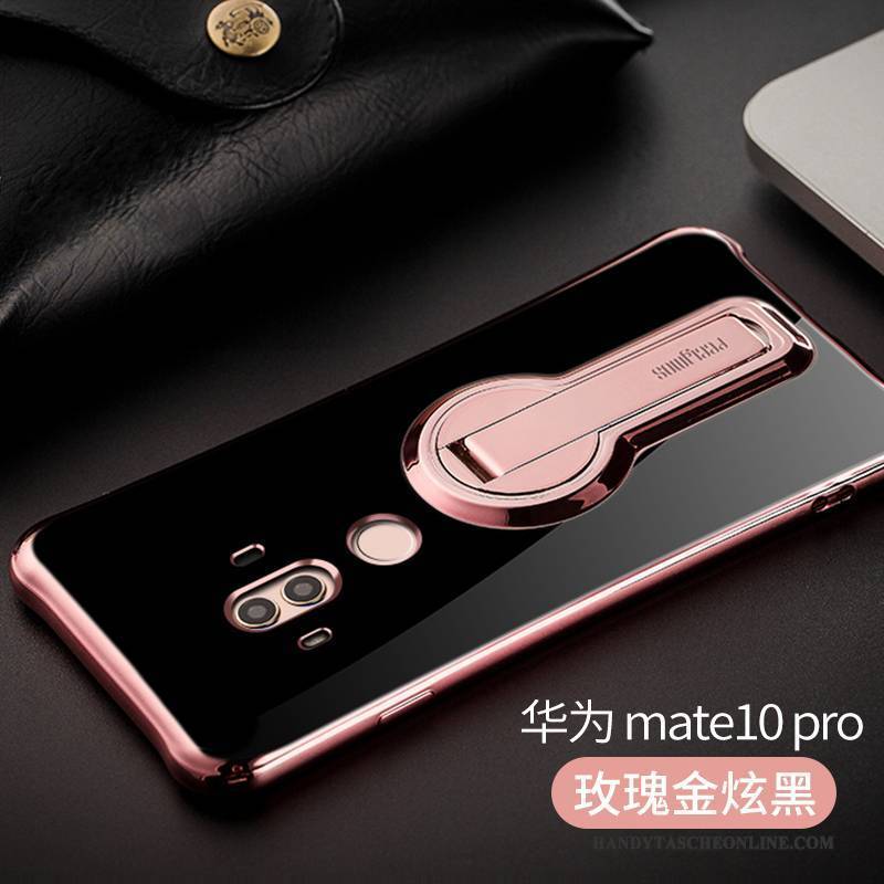 Hülle Huawei Mate 10 Pro Silikon Handyhüllen Trend, Case Huawei Mate 10 Pro Halterung Anti-sturz Rosa