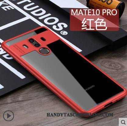 Hülle Huawei Mate 10 Pro Silikon Persönlichkeit Handyhüllen, Case Huawei Mate 10 Pro Taschen Rot Anti-sturz