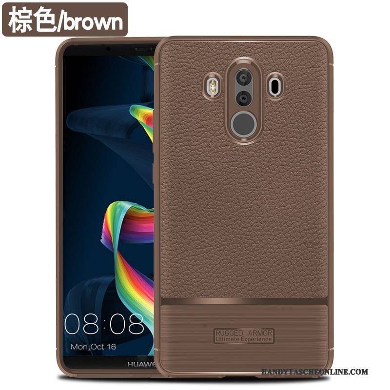 Hülle Huawei Mate 10 Pro Silikon Rot Handyhüllen, Case Huawei Mate 10 Pro Weiche Anti-sturz