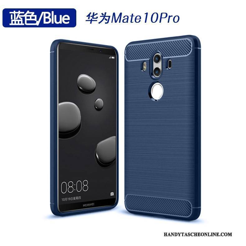 Hülle Huawei Mate 10 Pro Taschen Handyhüllen Anti-sturz, Case Huawei Mate 10 Pro Silikon Grün