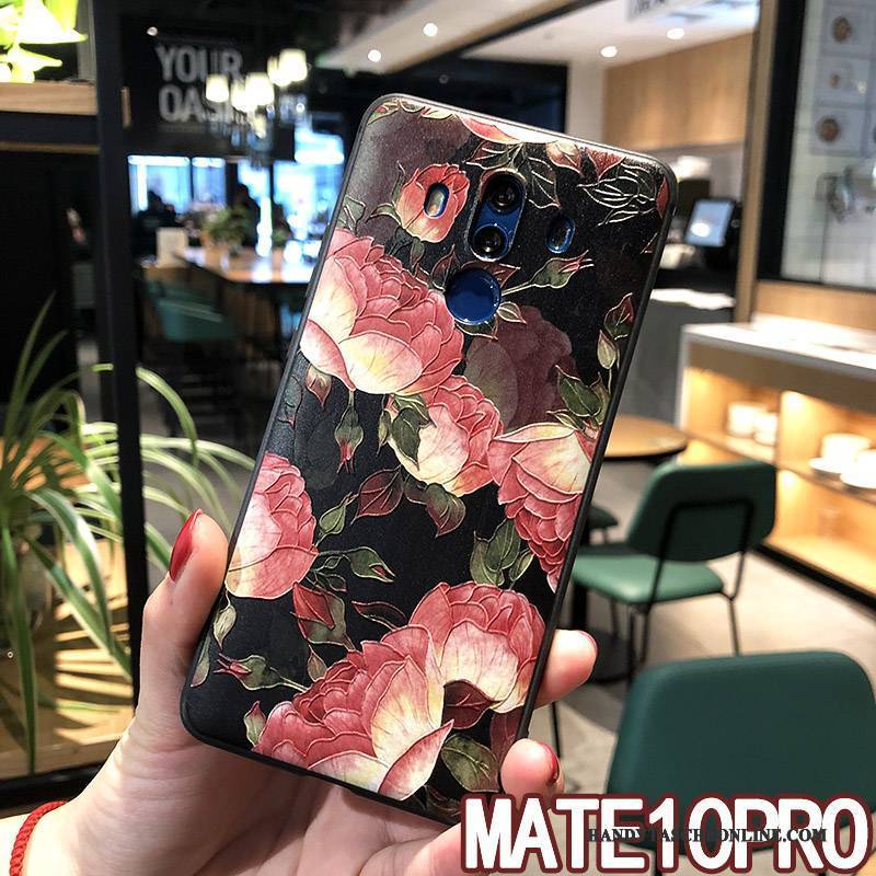 Hülle Huawei Mate 10 Pro Taschen Handyhüllen Gelb, Case Huawei Mate 10 Pro Schutz Anti-sturz Neu