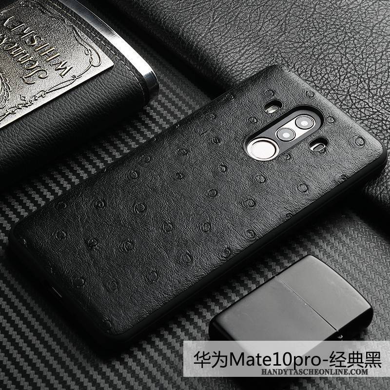 Hülle Huawei Mate 10 Pro Taschen Vogel Handyhüllen, Case Huawei Mate 10 Pro Leder Business Anti-sturz