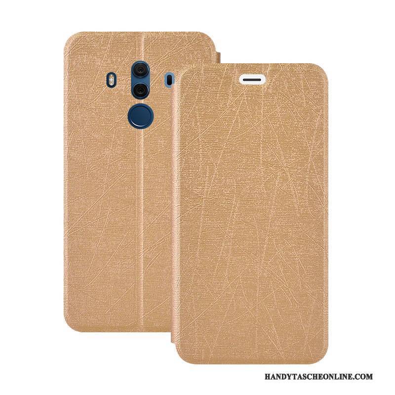 Hülle Huawei Mate 10 Pro Weiche Handyhüllen Rot, Case Huawei Mate 10 Pro Lederhülle