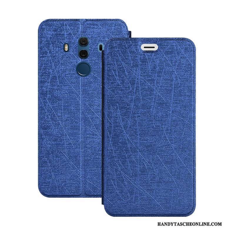 Hülle Huawei Mate 10 Pro Weiche Handyhüllen Rot, Case Huawei Mate 10 Pro Lederhülle