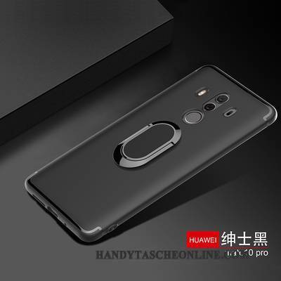 Hülle Huawei Mate 10 Pro Weiche Schwarz Unsichtbar, Case Huawei Mate 10 Pro Silikon Handyhüllen Schnalle