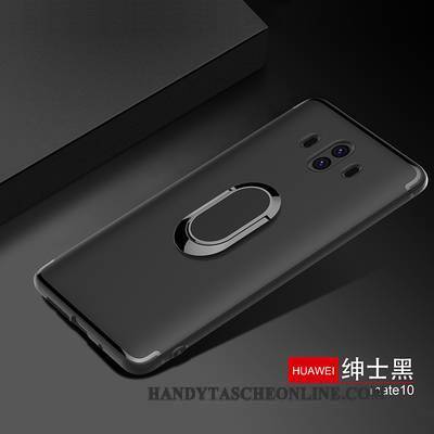 Hülle Huawei Mate 10 Pro Weiche Schwarz Unsichtbar, Case Huawei Mate 10 Pro Silikon Handyhüllen Schnalle