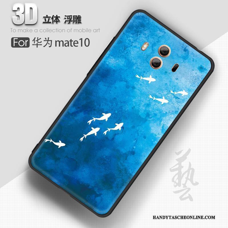 Hülle Huawei Mate 10 Prägung Persönlichkeit Trendmarke, Case Huawei Mate 10 Weiche Handyhüllen