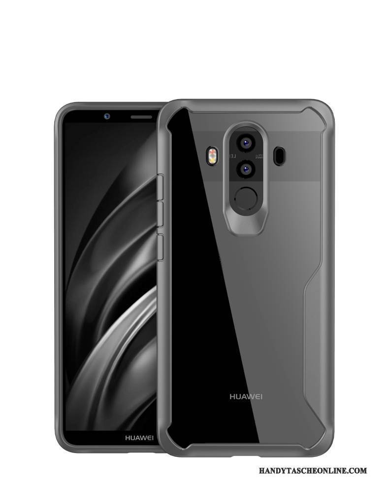 Hülle Huawei Mate 10 Schutz Anti-sturz Handyhüllen, Case Huawei Mate 10 Taschen Schwarz Transparent