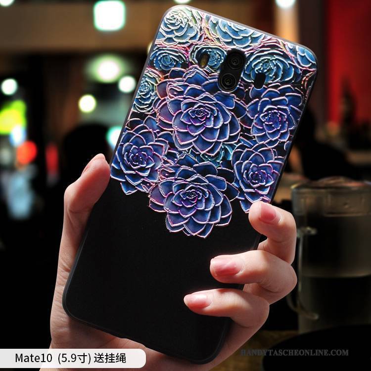 Hülle Huawei Mate 10 Silikon Handyhüllen Persönlichkeit, Case Huawei Mate 10 Weiche Anti-sturz Chinesische Art
