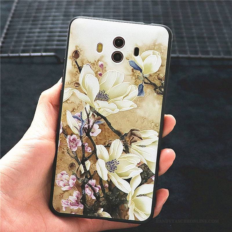 Hülle Huawei Mate 10 Taschen Lila Anti-sturz, Case Huawei Mate 10 Kreativ Handyhüllen Persönlichkeit