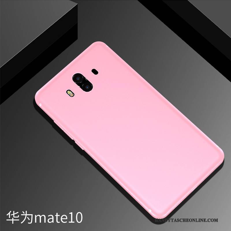 Hülle Huawei Mate 10 Weiche Rosa Nubuck, Case Huawei Mate 10 Silikon Handyhüllen