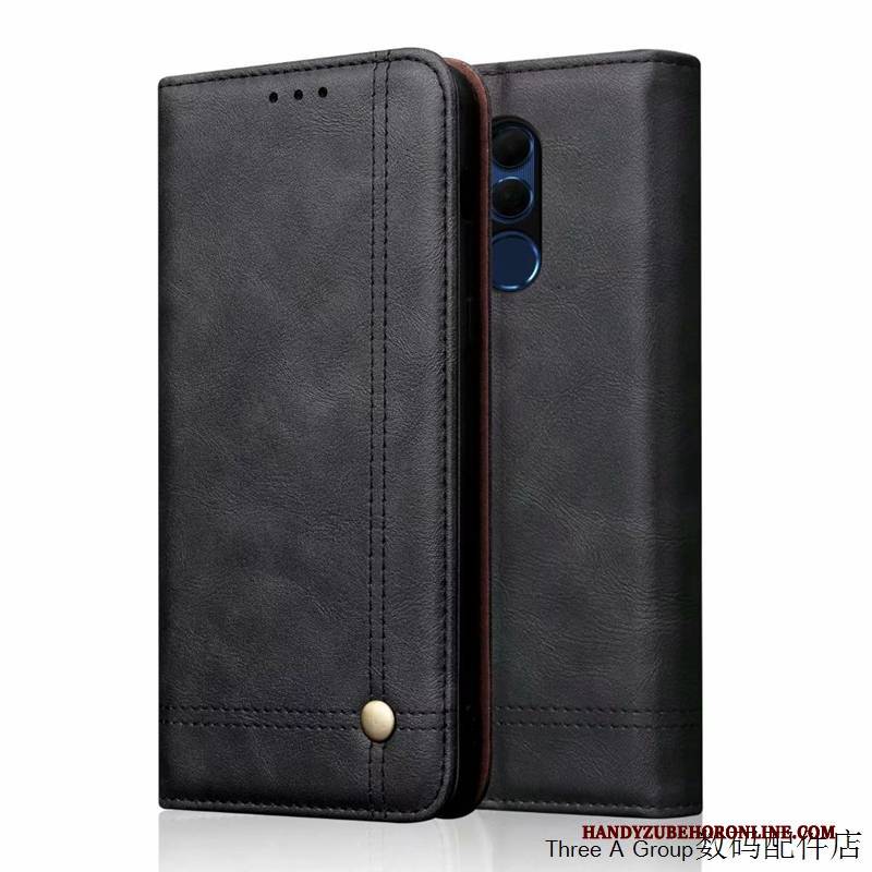 Hülle Huawei Mate 20 Lite Lederhülle Business Handyhüllen, Case Huawei Mate 20 Lite Schutz Anti-sturz