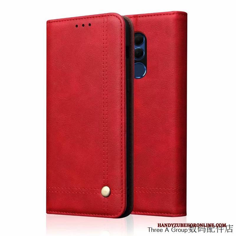 Hülle Huawei Mate 20 Lite Lederhülle Business Handyhüllen, Case Huawei Mate 20 Lite Schutz Anti-sturz